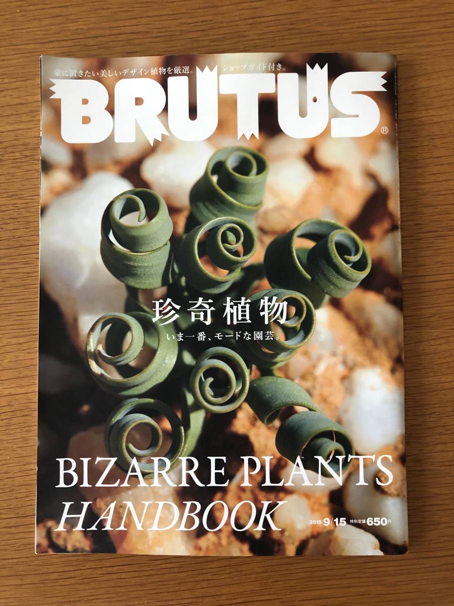 アガベ本まとめ売りBRUTUS Bizarre Plants CAUDEX