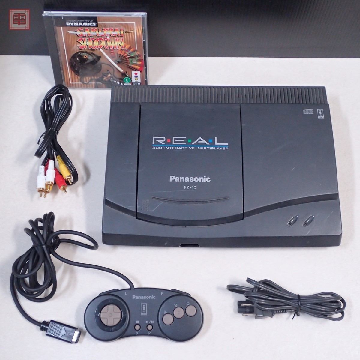 3DO REAL 本体 FZ-10+サムライスピリッツ(SAMURAI SHODOWN) ソフト1本