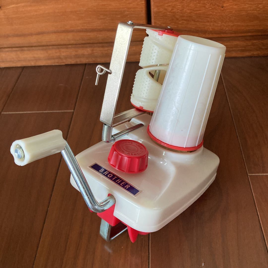 ブラザー 糸巻器 L ボビン2個付き 糸巻き機 玉巻器 毛糸巻の落札情報