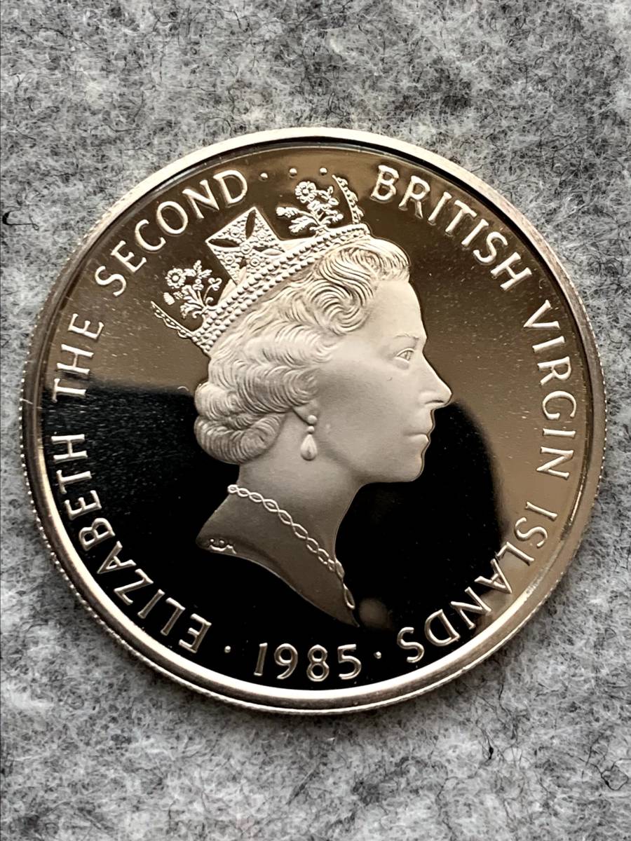 未使用級】英領ヴァージン諸島 20ドル銀貨 1985年 SV925 【公式通販】 未使用級】英領ヴァージン諸島 20ドル銀貨 1985年 SV925 【公式通販】