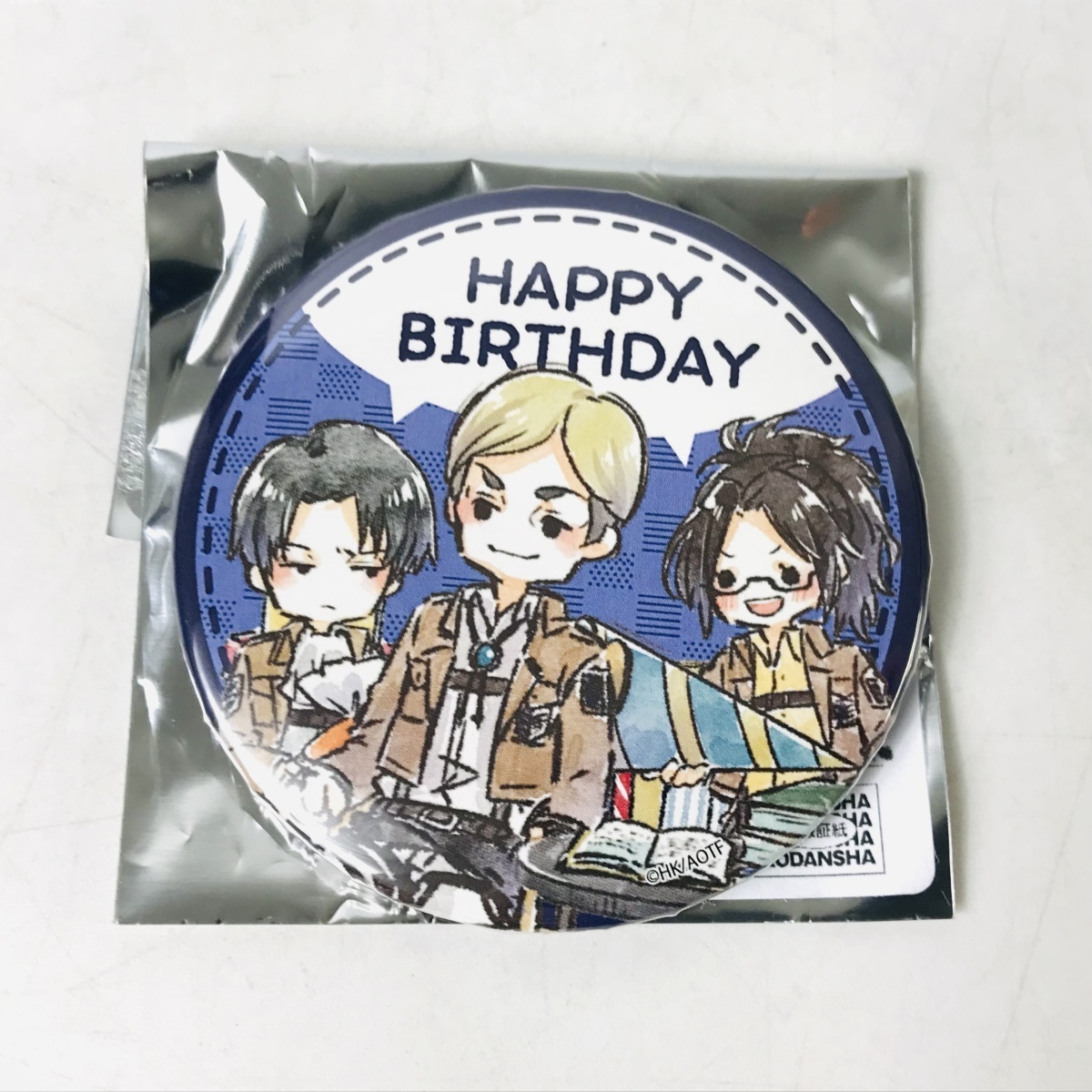 中古品 Graffart 進撃の巨人 缶バッジ 12 誕生日ver エルヴィン の落札情報詳細 ヤフオク落札価格情報 オークフリー スマートフォン版