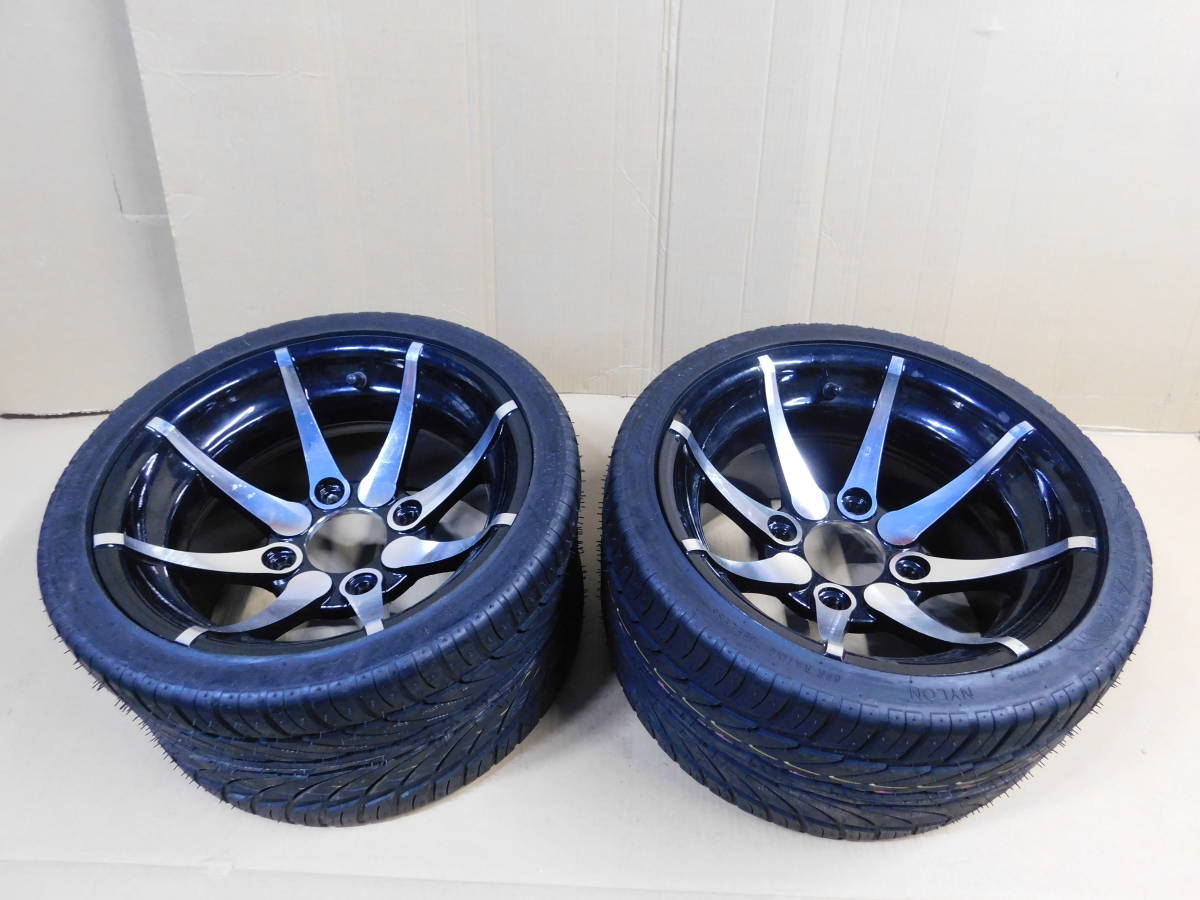 バキー ATV ジャイロ軽量鏡面アルミホイール＆タイヤKENDA18×9.5-8