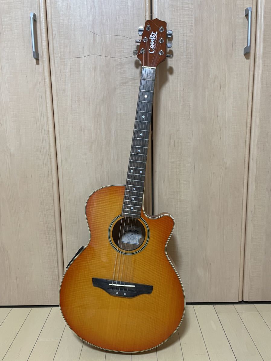 よく見る「芸能人が愛用 Takamine by Cooder TCP-380 ギター【廃盤品（Cooder エレアコ ギター