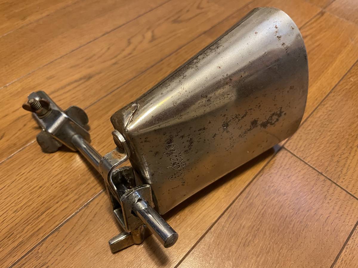 LUDWIG ラディック VINTAGE カウベル ホルダー付の落札情報詳細