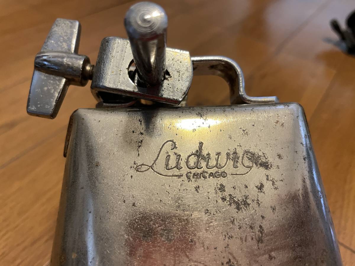 60〜70's Ludwig カウベル ホルダー付き　ラディック Ludwig '60 Cowbell & Holder 5 inch