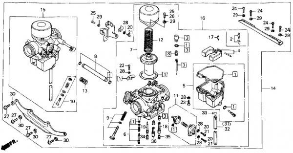 新品】CB250T 純正 キャブレターガスケット 新品 送料250円～ HAWK