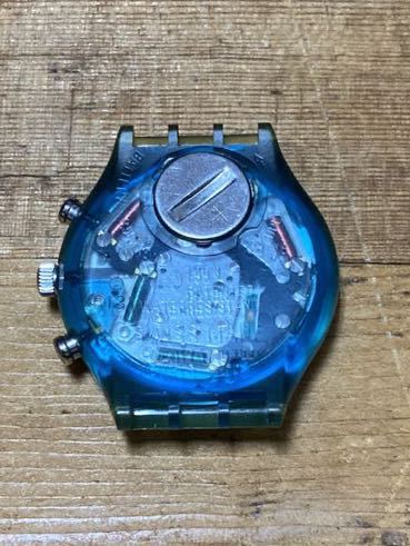 スウォッチ JFK 名作 稼働品 ベルト難あり クォーツ クロノグラフ 当時