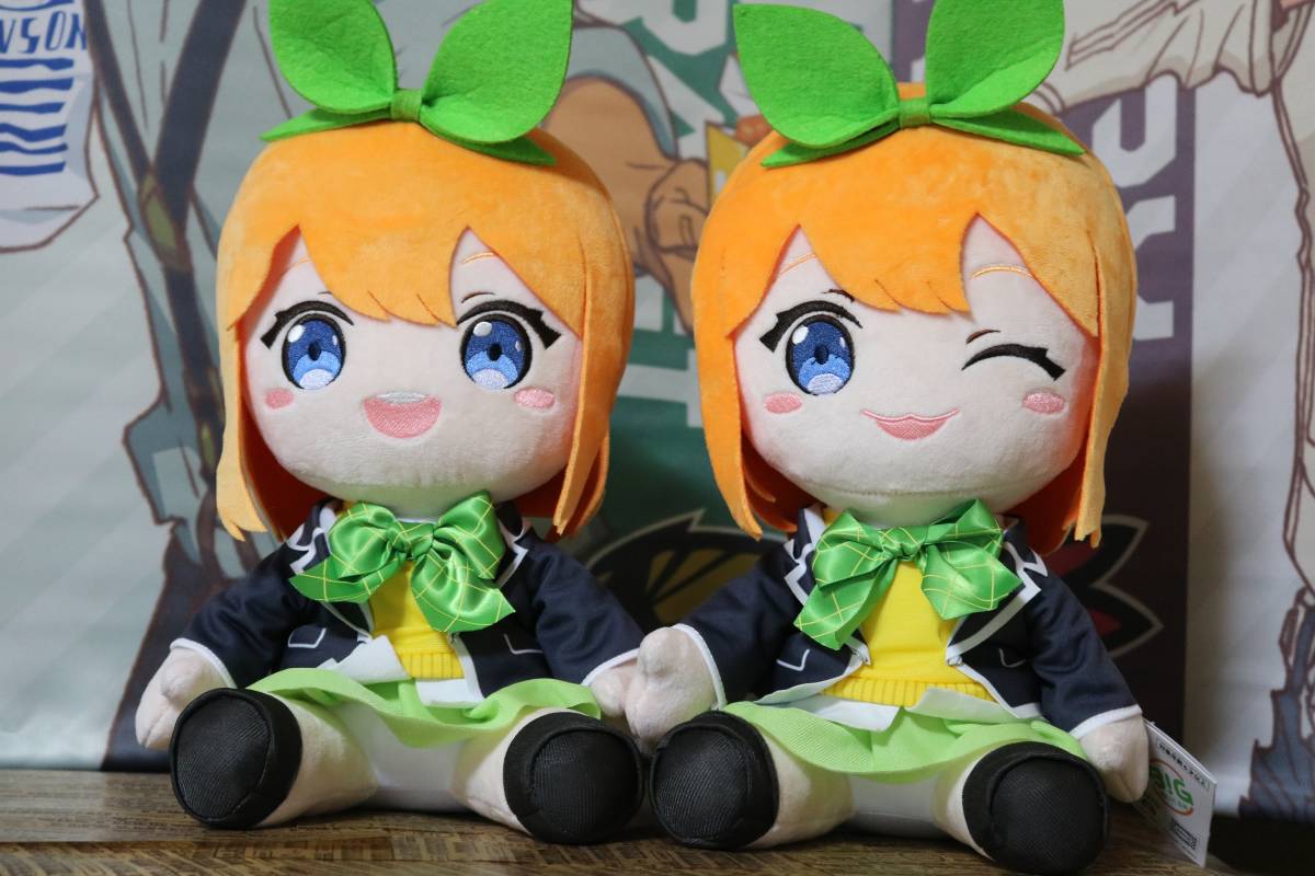 新品】タイトー 五等分の花嫁∬ BIGぬいぐるみ 中野四葉 2体セットの