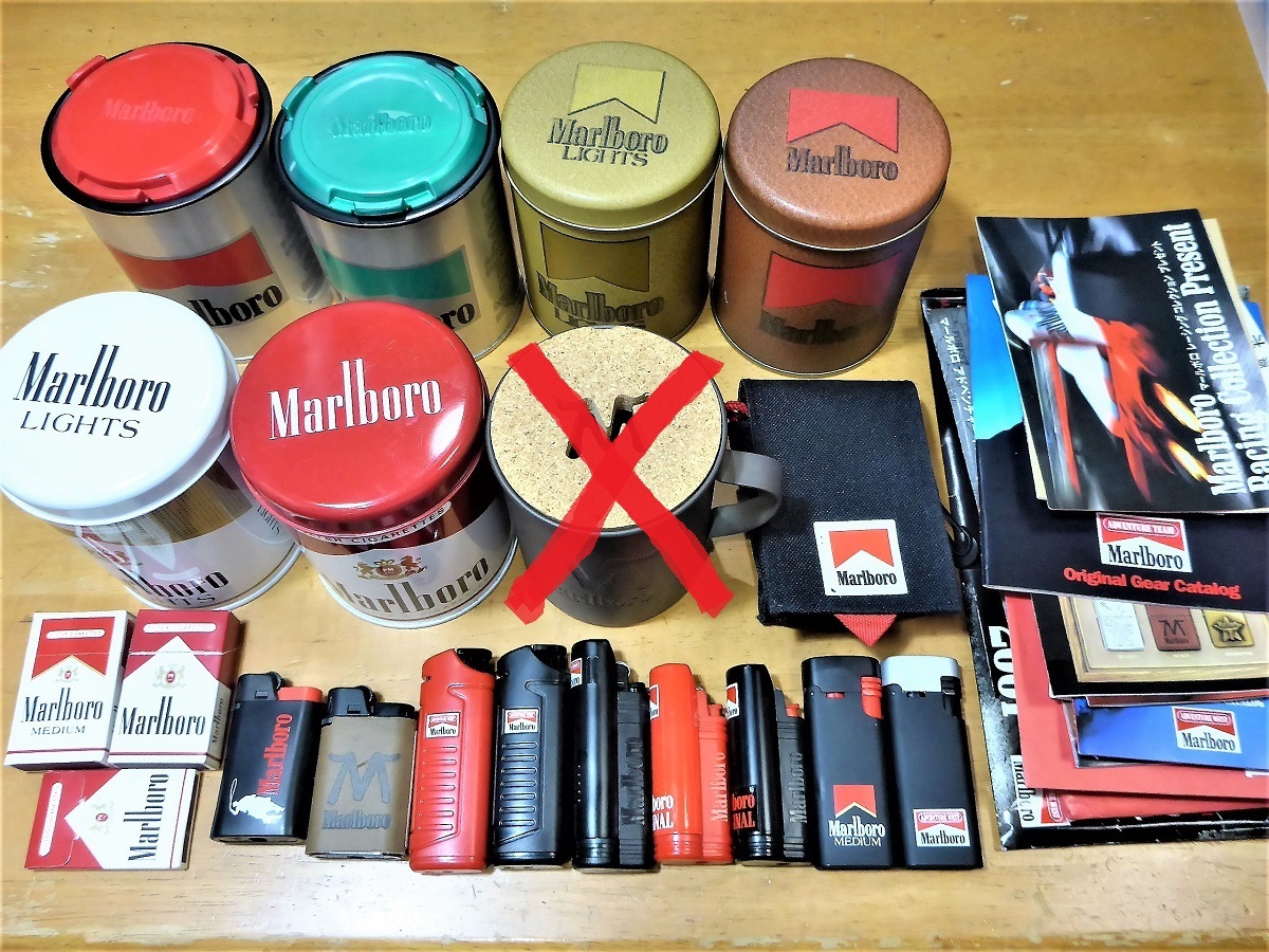 Marlboro マルボロ 缶灰皿 5種 ノベルティグッズ 非売品 【公式通販】