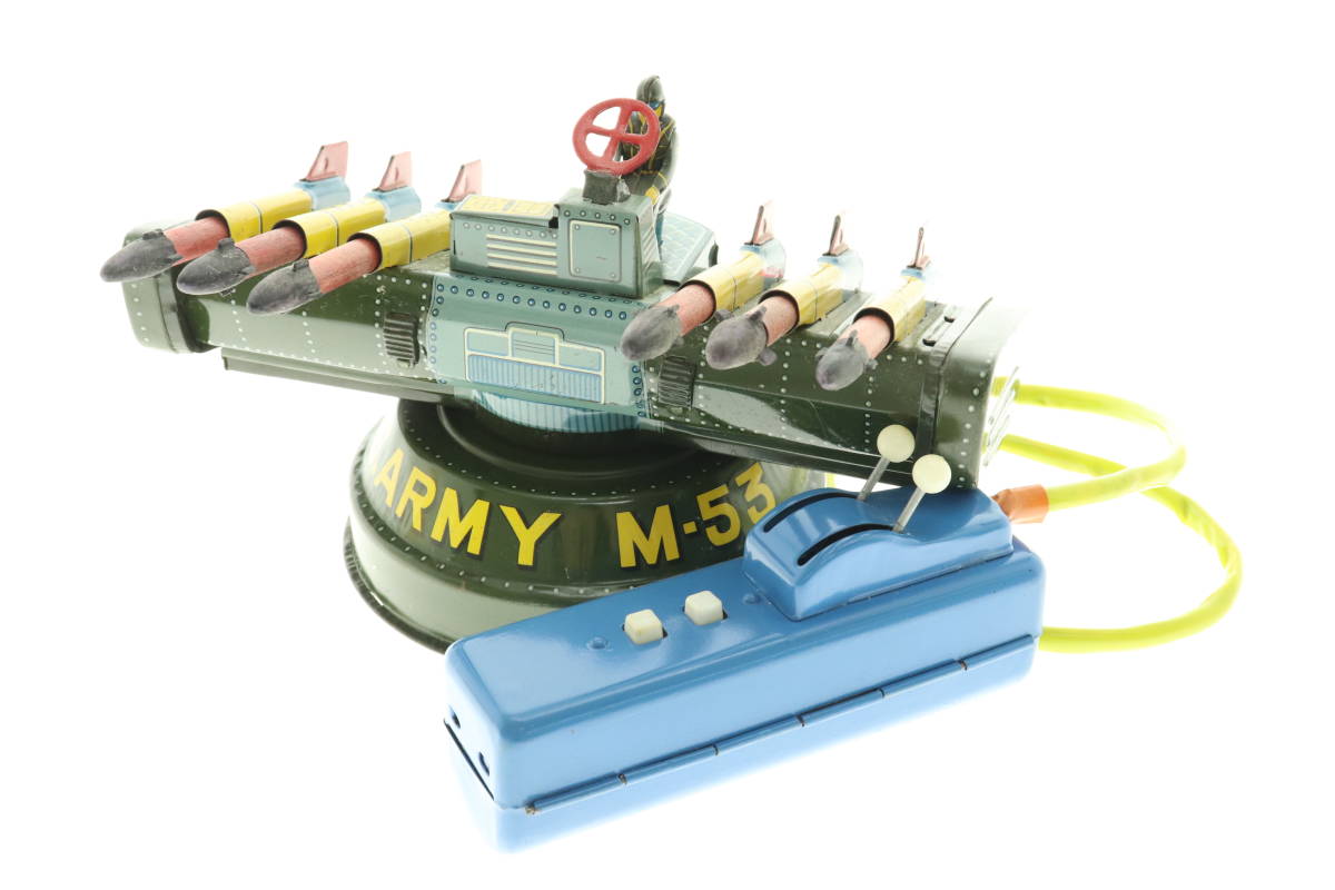Lvsp3 7 119 U S Army M 53 Guided Missile Launcher ブリキ 玩具 おもちゃ 昭和レトロ 当時物 動作未確認 ジャンク の落札情報詳細 ヤフオク落札価格情報 オークフリー スマートフォン版