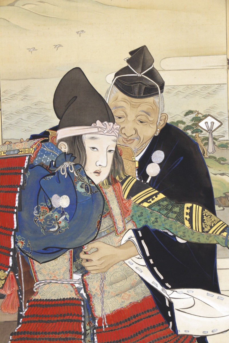 小堀鞆音、武士、希少画集画、新品高級額装付 49aa83bc-537b-4c7c-906b-