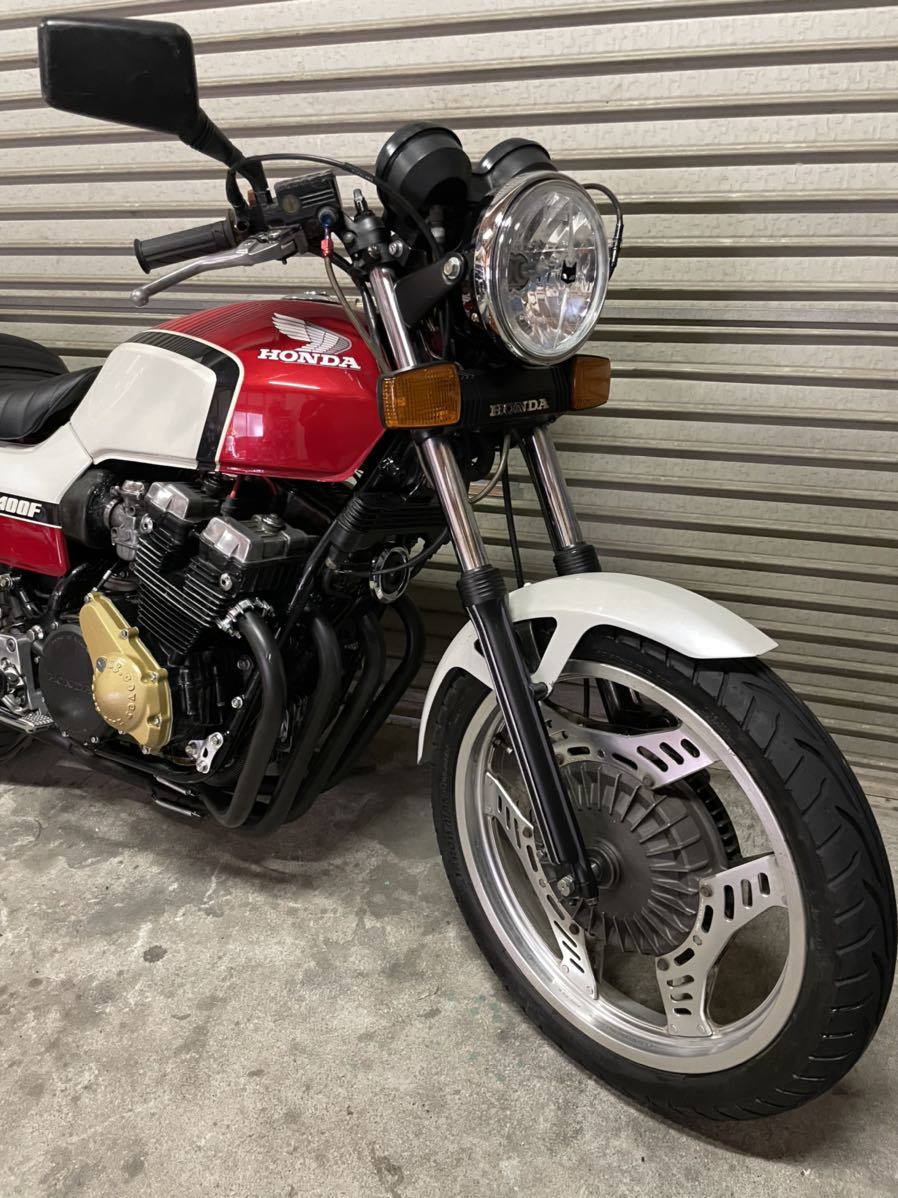 やや傷や汚れあり】CBX400F 逆車 1型赤白カラー 程度良好 室内保管