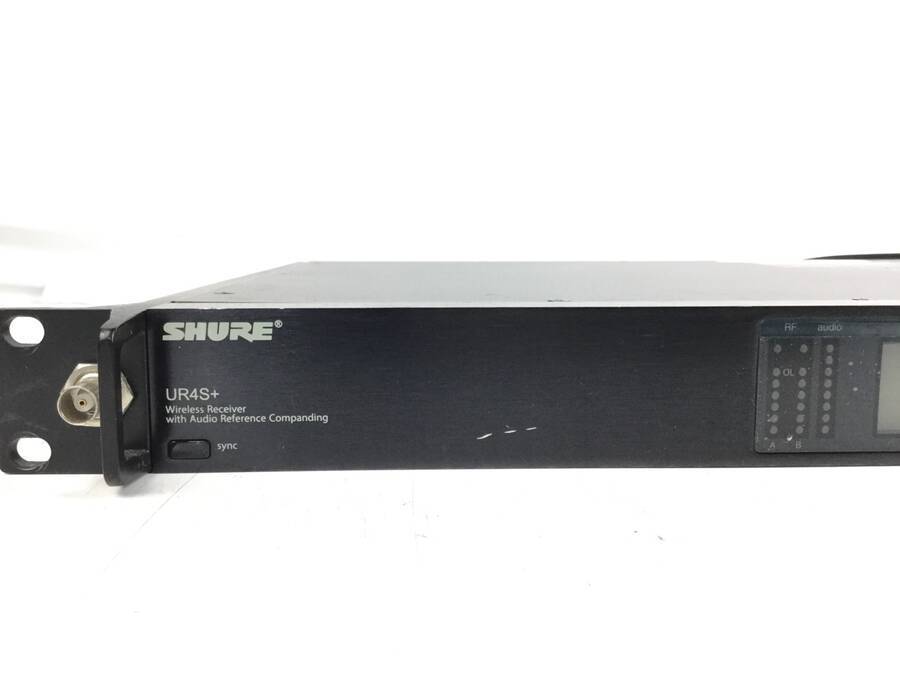 【傷や汚れあり】SHURE UR4S+ ワイヤレスレシーバー アンテナケーブル付き★現状品の落札情報詳細 - ヤフオク落札価格検索 オークフリー