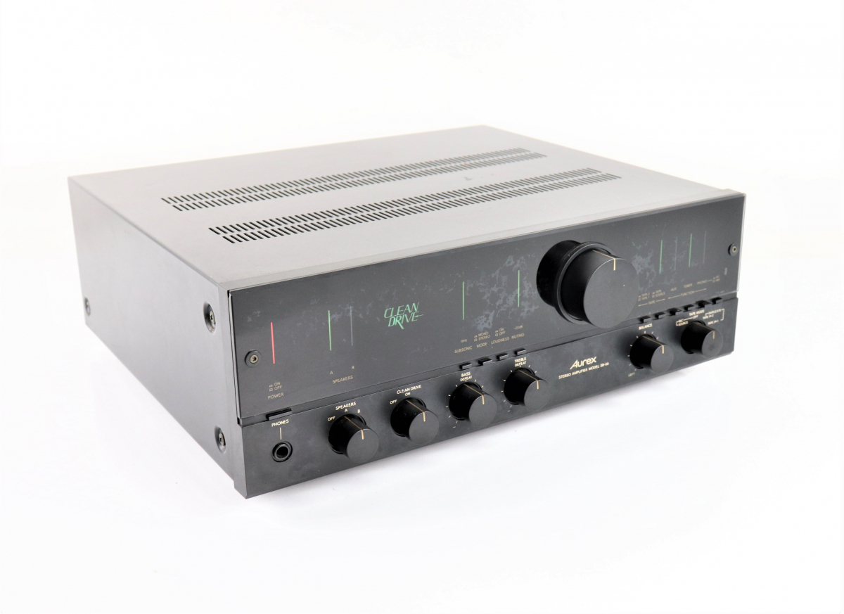 【やや傷や汚れあり】Aurex SB66 オーレックス ステレオアンプ STEREO AMPLIFIER CLEAN DRIVE クリーン