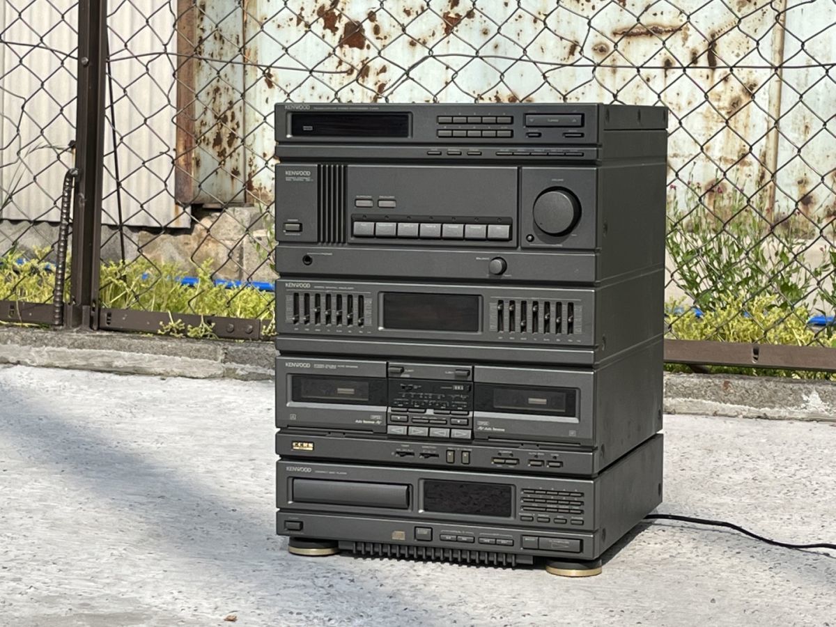傷や汚れあり】KENWOOD ケンウッド システムコンポ RX-11E/DP-3E/DG-11