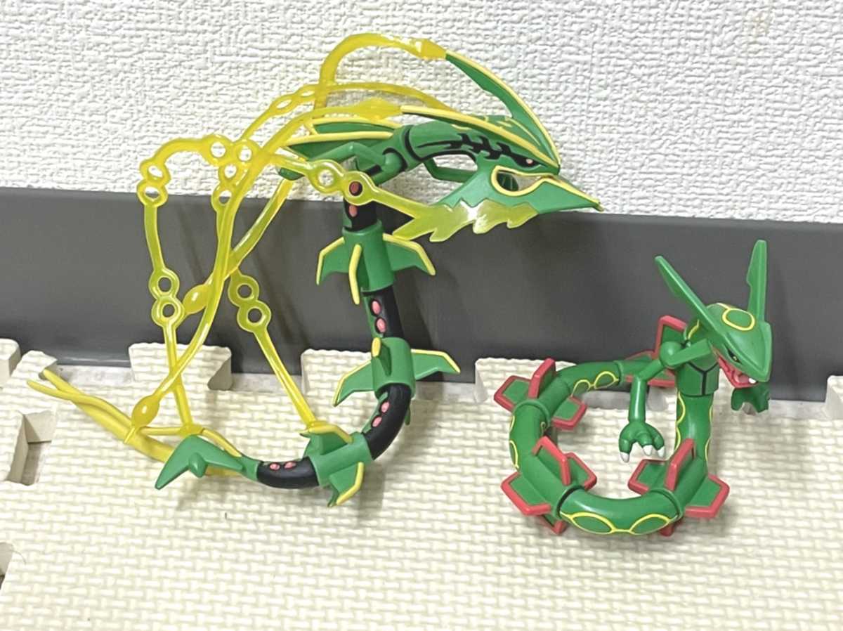 やや傷や汚れあり】極美品 レックウザ メガレックウザ モンコレ 2体
