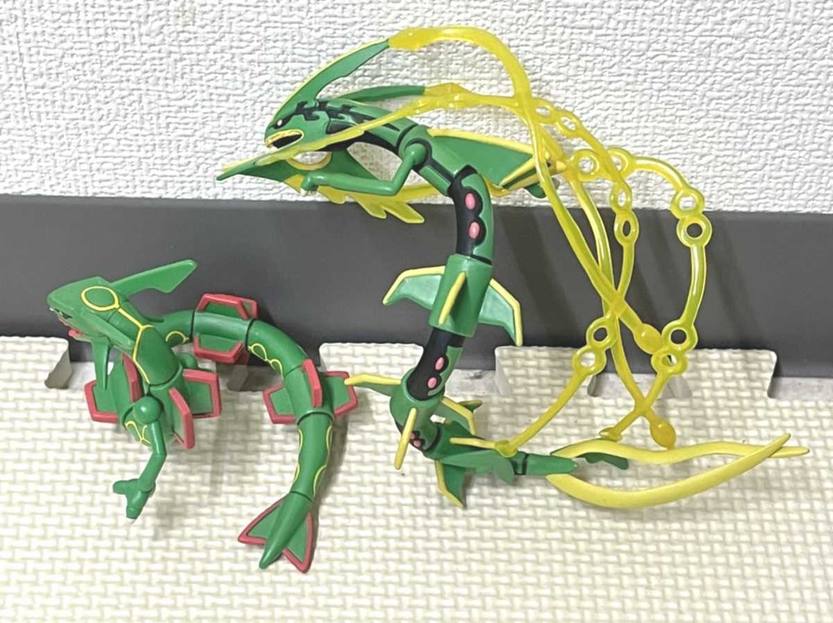 やや傷や汚れあり】極美品 レックウザ メガレックウザ モンコレ 2体