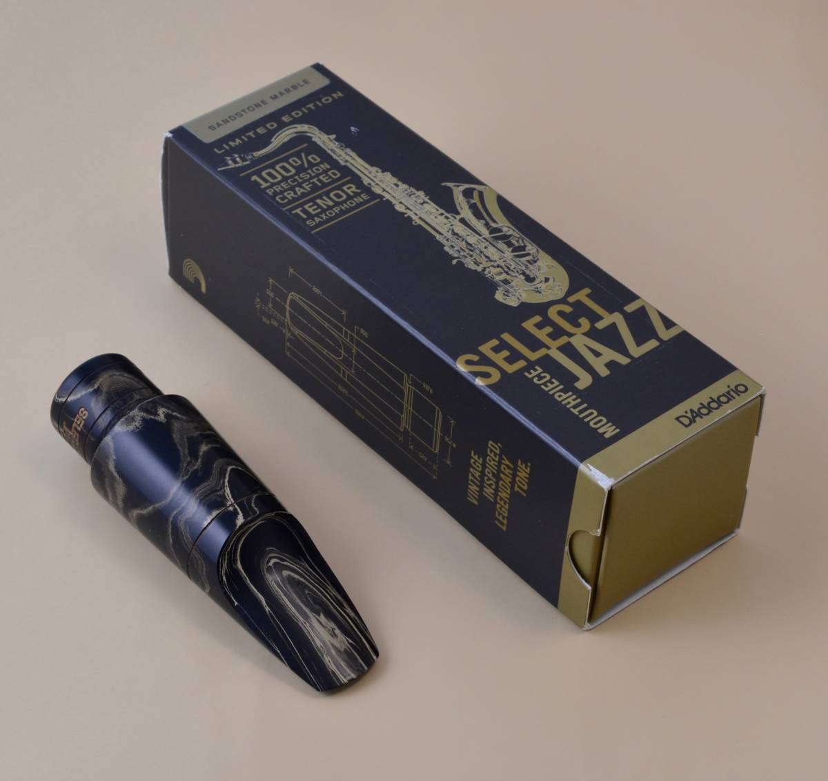 【目立った傷や汚れなし】D'Addario Woodwinds( Limited Edition) セレクトジャズ マーブル テナーサックス