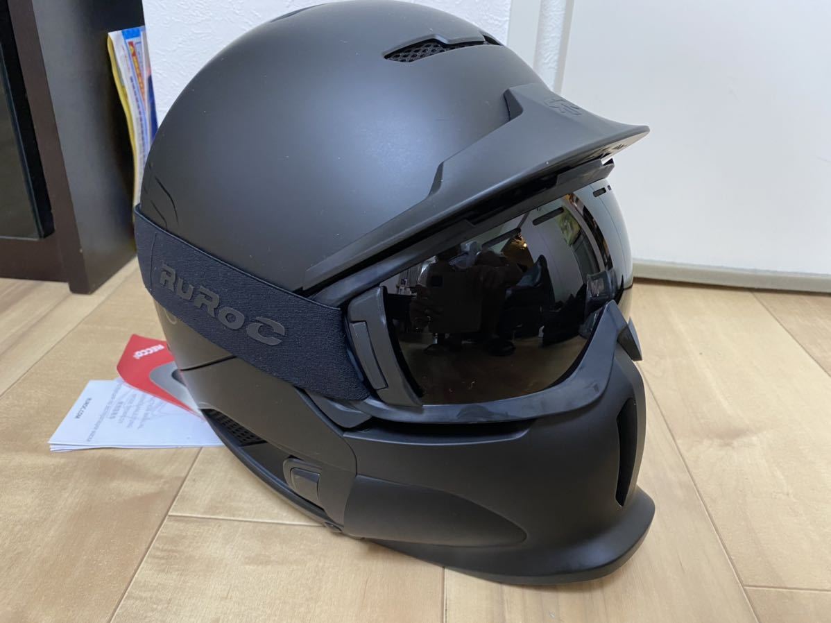 ルーロック スノースポーツヘルメット(ブラック) RG1-DX Ruroc RG1-DX