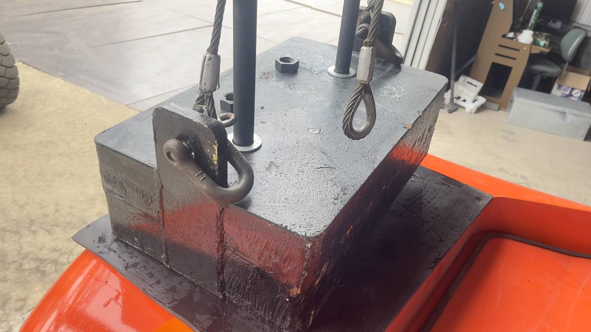 ニチユ フォークリフト カウンターウエイト 中古