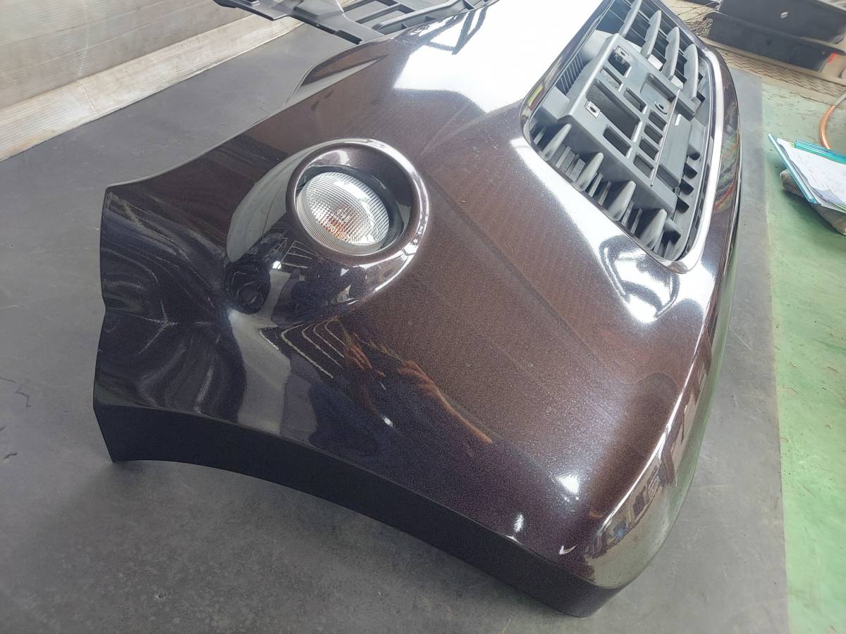 傷や汚れあり】日産 モコ MG33S 2012年 純正 フロントバンパー ZFS