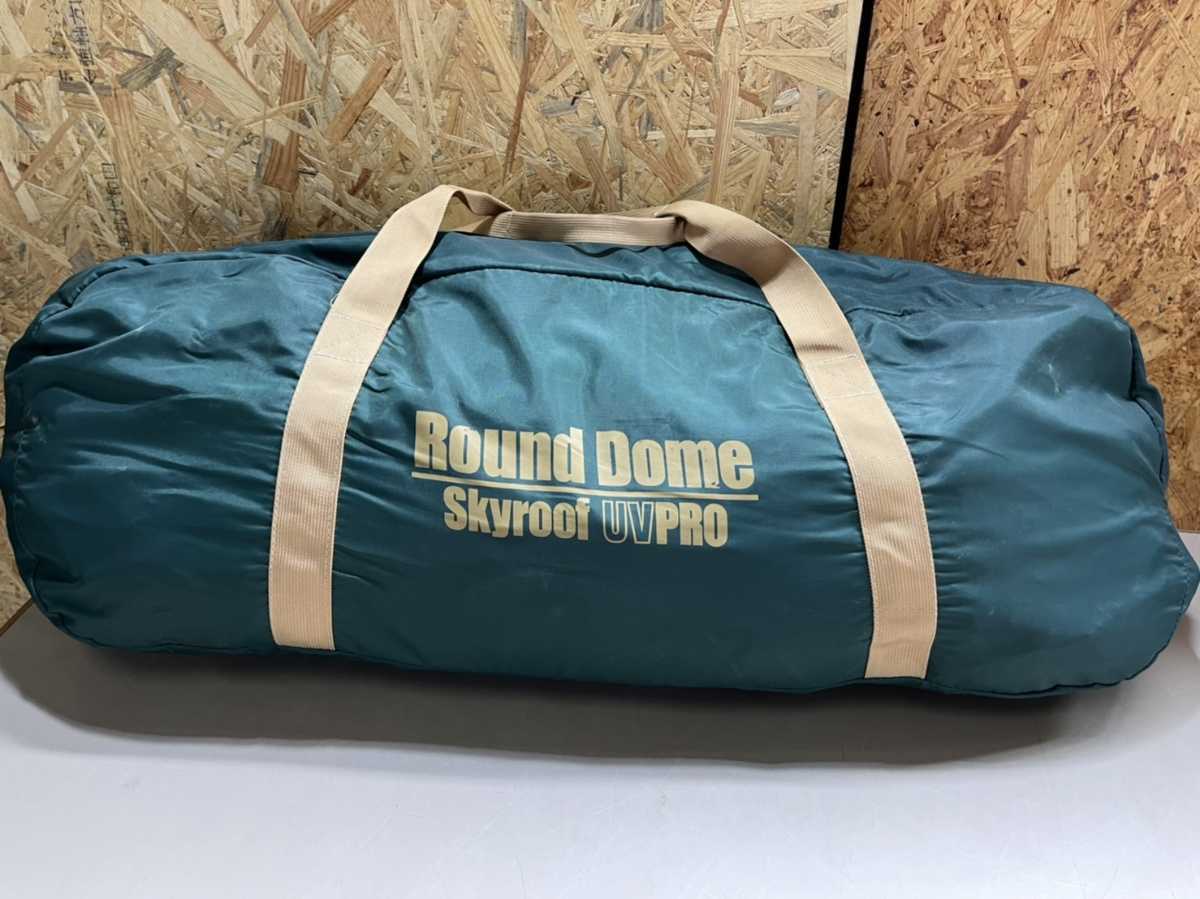 やや傷や汚れあり】〇 Coleman Round Dome Skyroof UV PRO ドーム