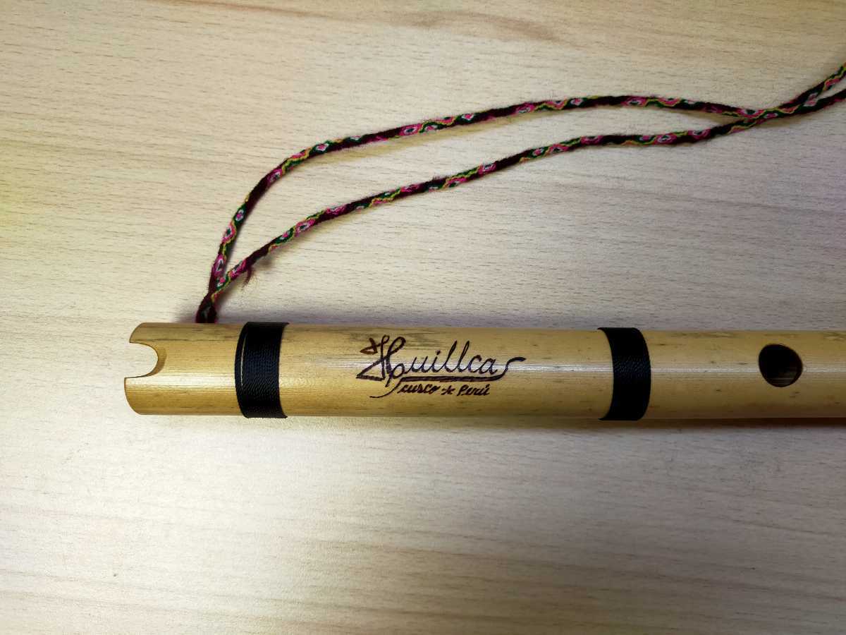 ケーナ ペルー NO-5 竹製 入門用 フォルクローレ楽器 民族楽器 クスコ