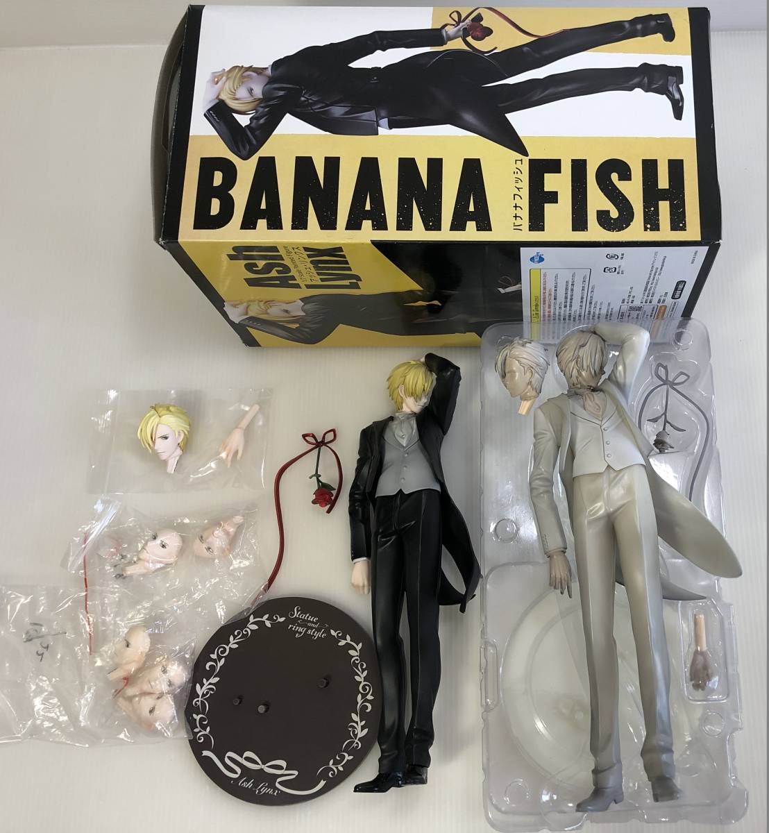 アッシュ・リンクス スケールフィギュア 差し替えパーツ BANANA FISH_描き下ろしイラスト アッシュ・リンクス バースデー