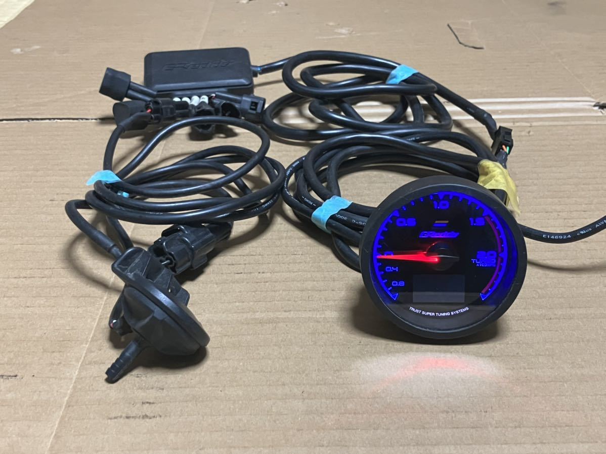 【やや傷や汚れあり】トラスト マルチD/A ゲージ ブースト計 訳あり TRUST GReddy Multi D/A Gauge ユニット