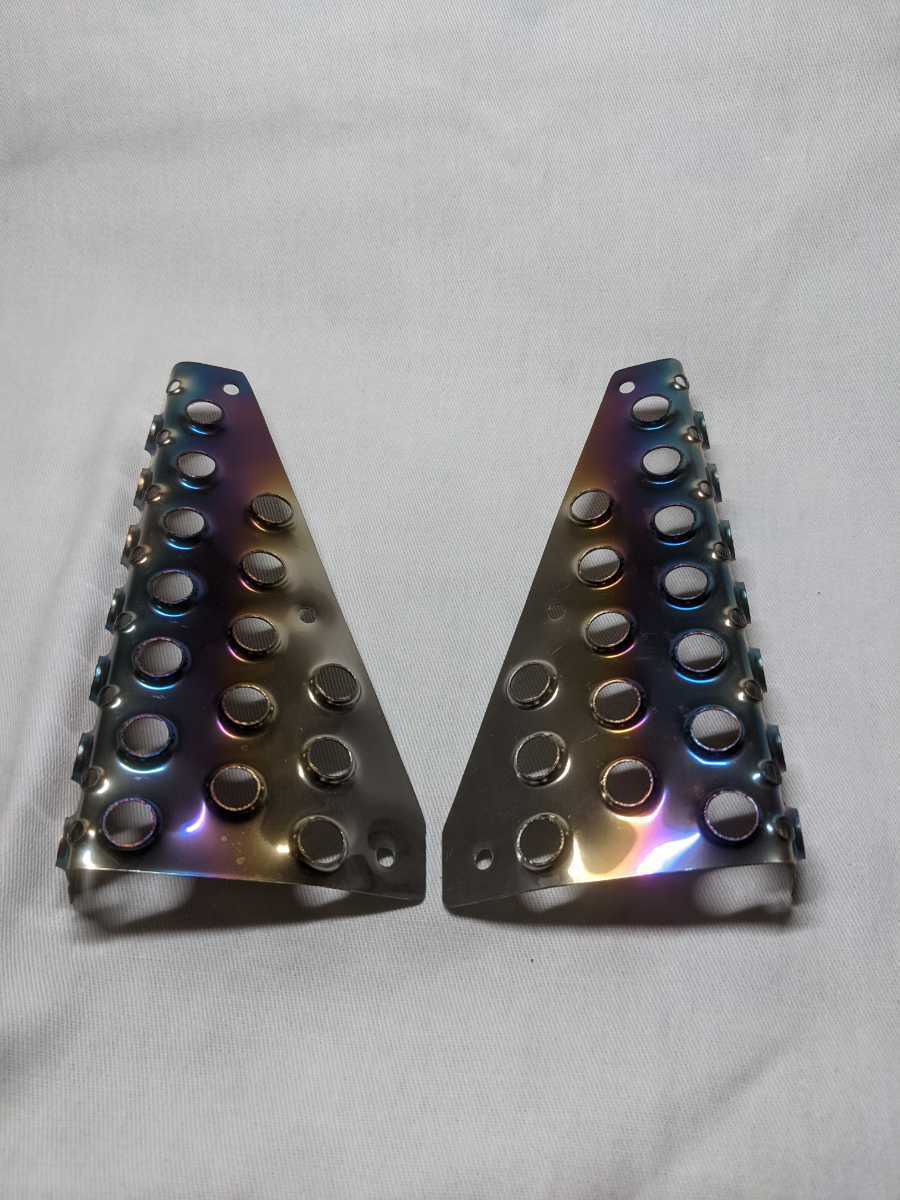 未使用】【SEO工房】ステッププレート チタン風カラー スクーター 滑り