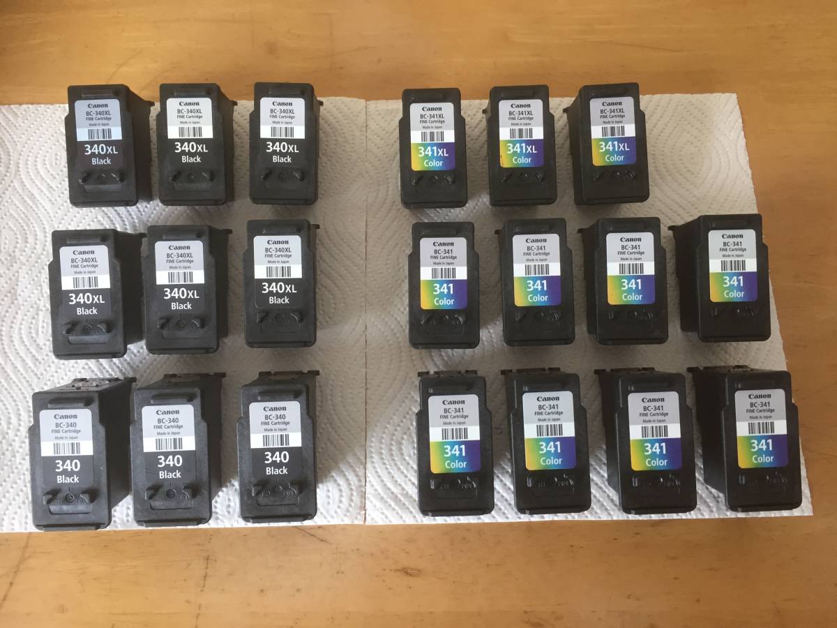 使用済】Canon インクカートリッジ BC340,341,360,361他 プリンター  