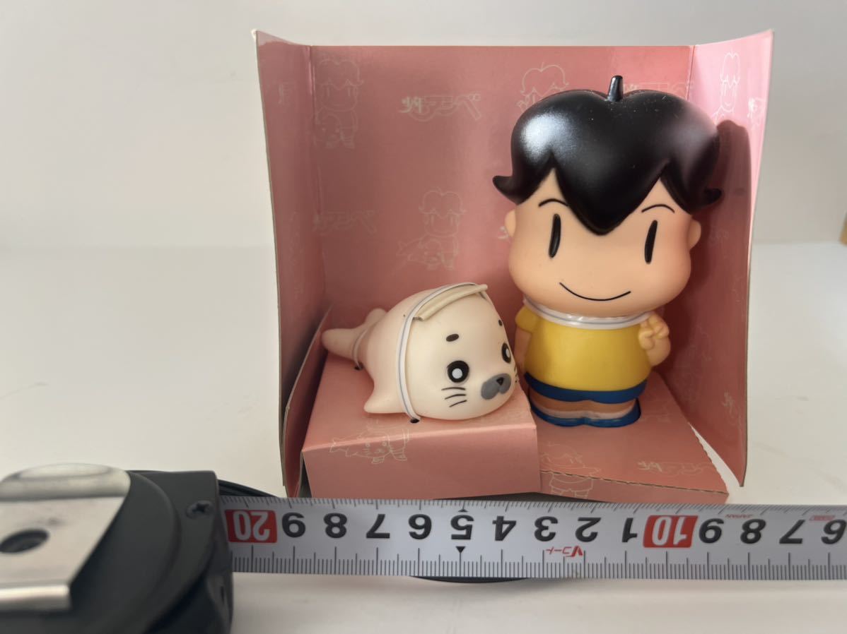 未使用】少年アシベ かわいいアシベくんとゴマちゃん ソフビ 2体入り 