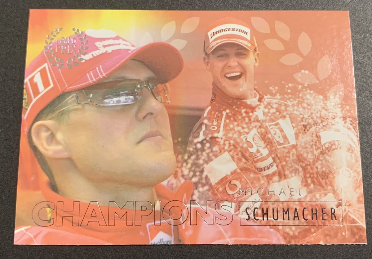 【目立った傷や汚れなし】2005 Futera Grand Prix Champions Michael Schumacher 56