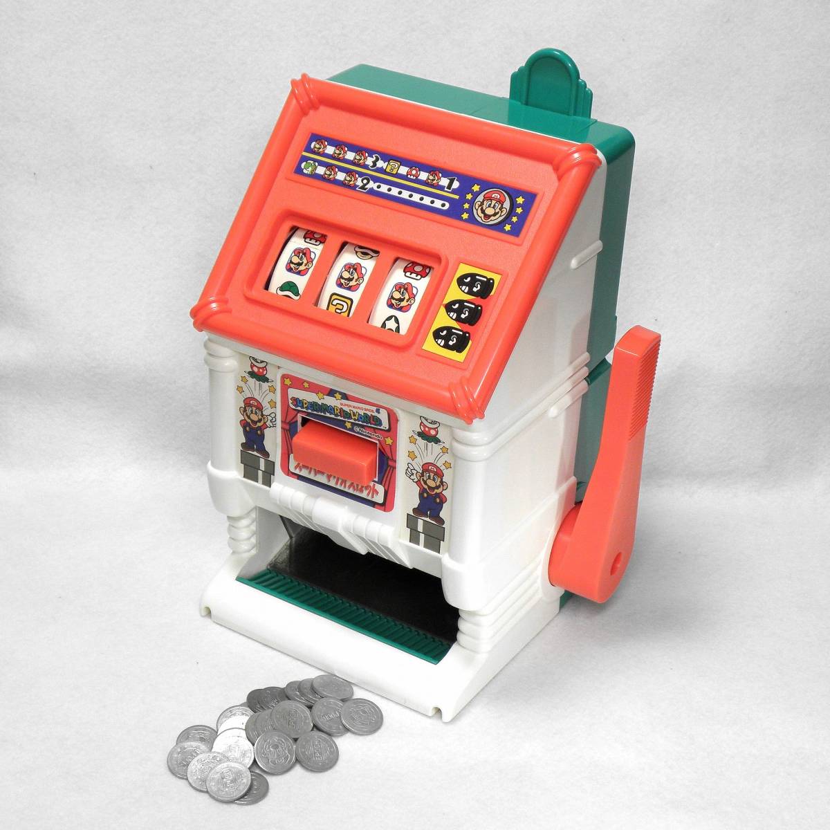 未使用に近い】スーパーマリオ スロット ○動作OK エポック社製