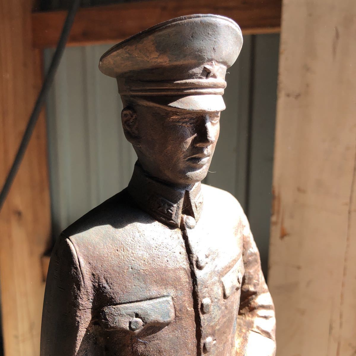 商品 在銘 大日本帝国陸軍軍人 高さ23 5cm ブロンズ像 東洋彫刻 Baxtersoncedar Com