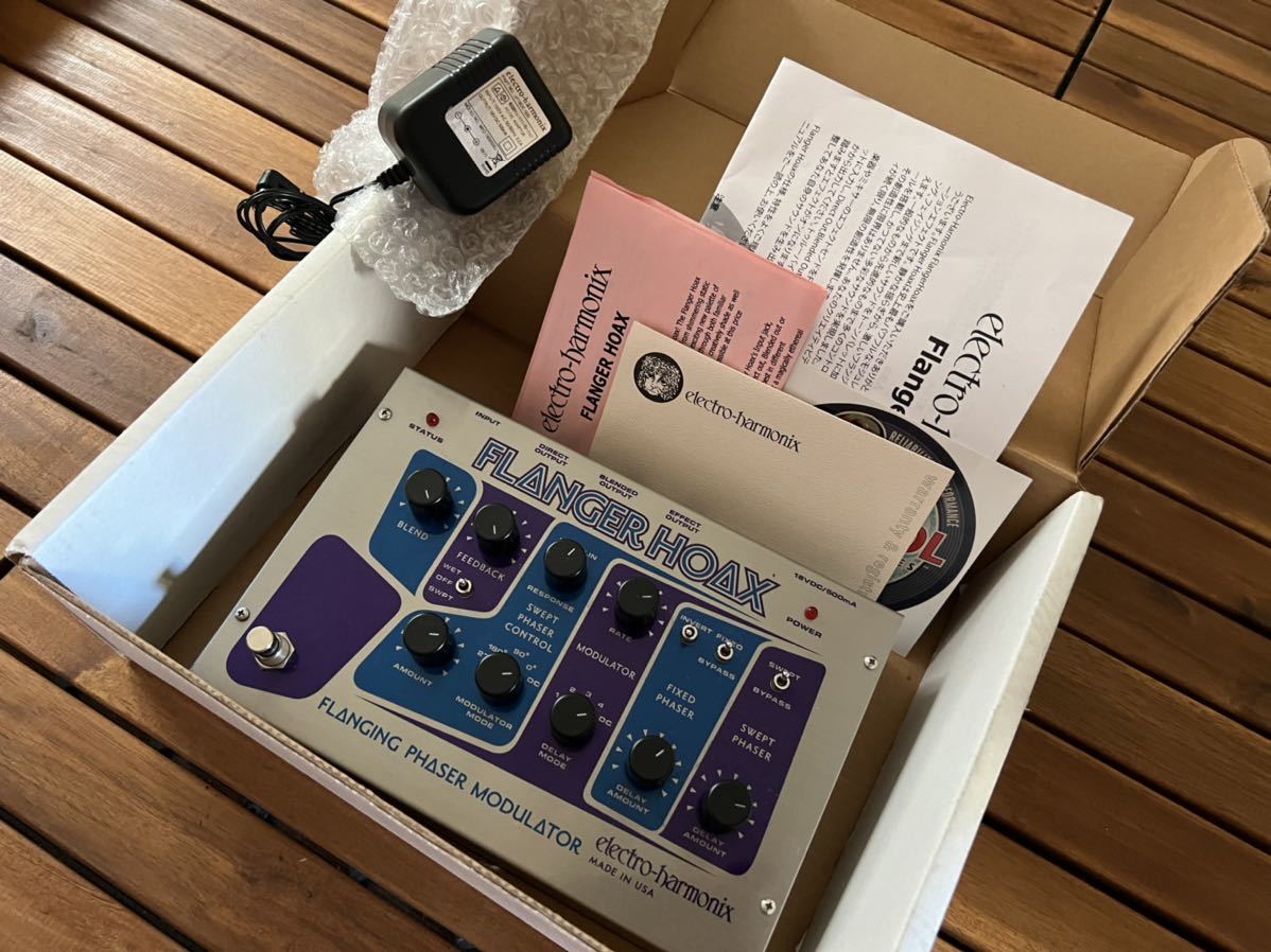 【傷や汚れあり】ElectroHarmonix Flanger Hoax エレハモ エレクトロ・ハーモニックス フランジャーの落札情報詳細