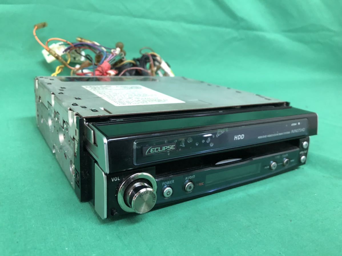 AVN076HD イクリプス 1DIN HDDナビ DVD⁄CD⁄MP3⁄WMA 1DINタイプ ECLIPSE