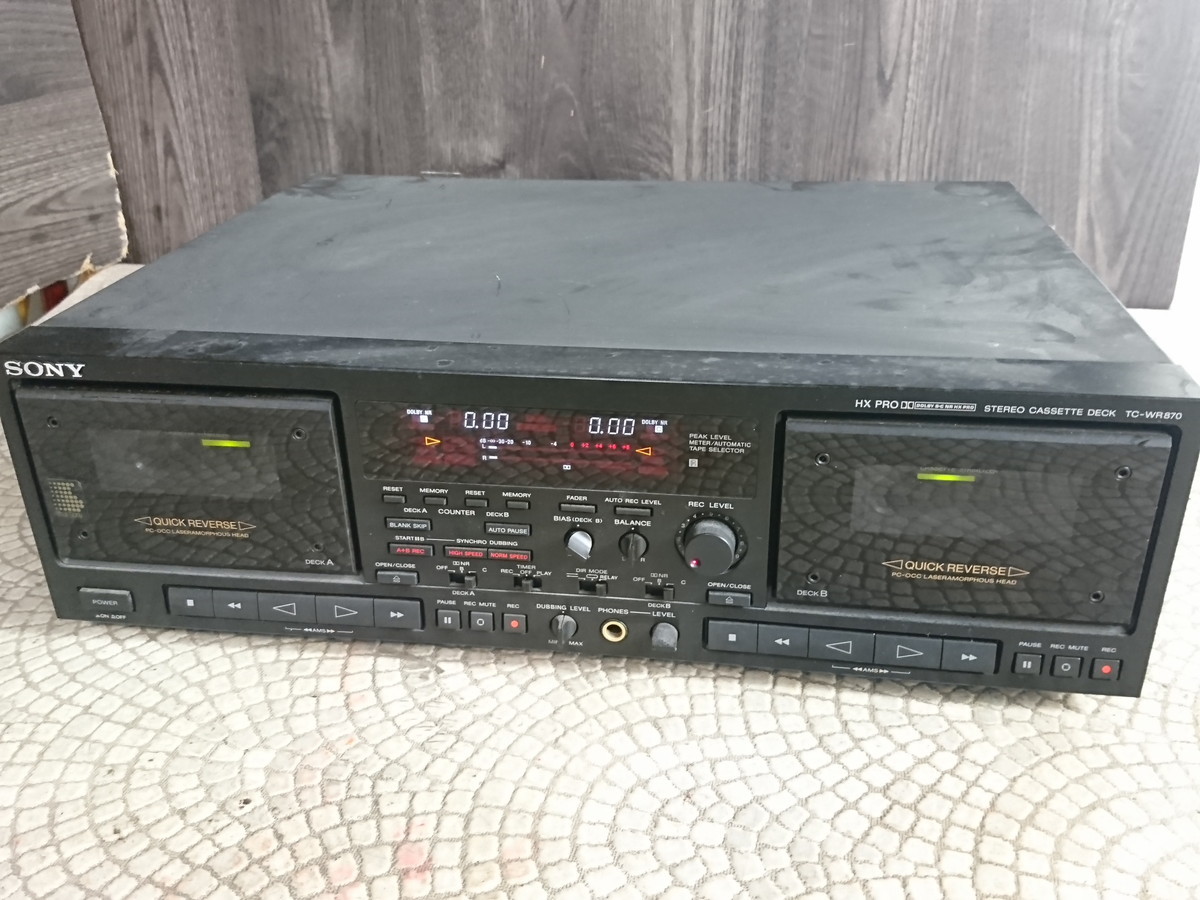 ソニーのカセットデッキ（TC-WR870 ）お願いいたします。