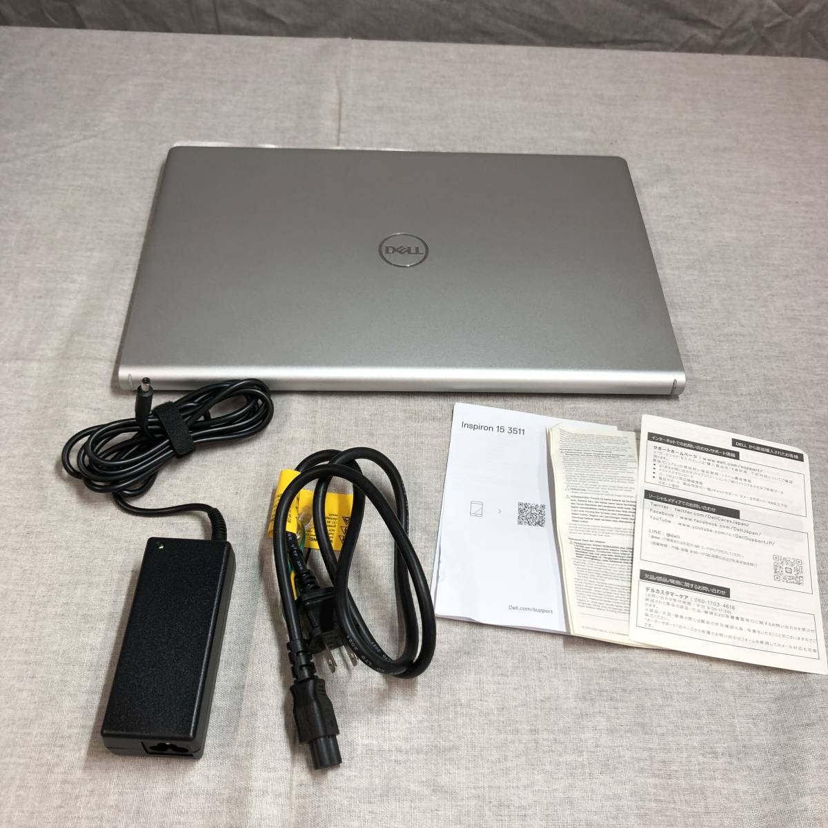 未使用　Dell Inspiron 15 3511 ノートPC 本体 Inspiron 3000 ノートパソコン DELL 15 3511 NI75S-BWHBBL