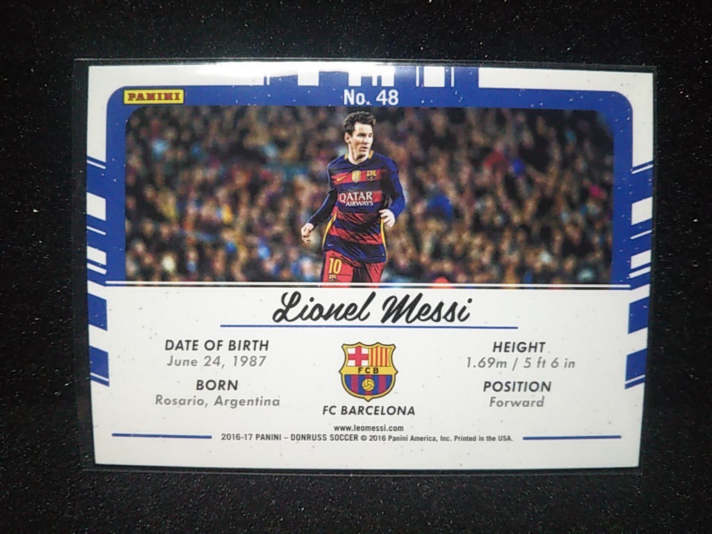 リオネル メッシ Panini Donruss Optic Holo レア！ リオネル メッシ Panini Donruss Optic Holo レア！