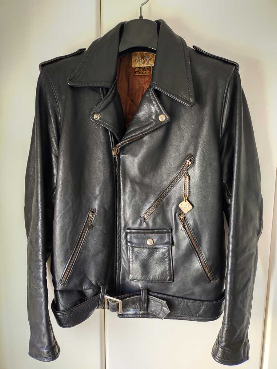 美品 70's BATES ベイツ ダブルライダース ジャケット ブラック size ...