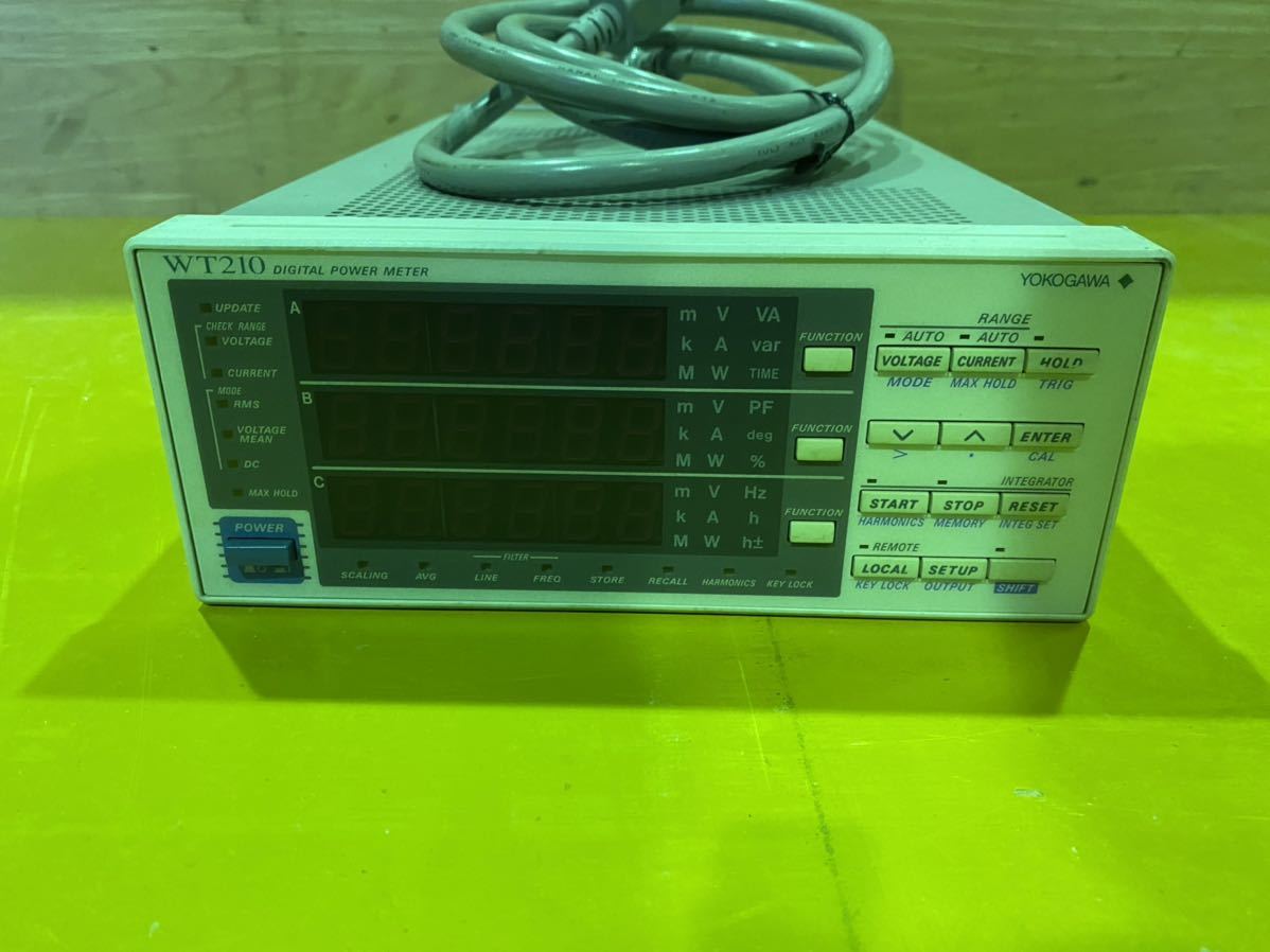 【傷や汚れあり】YOKOGAWA 横河 デジタルパワーメーター WT200 の落札情報詳細 ヤフオク落札価格情報 オークフリー