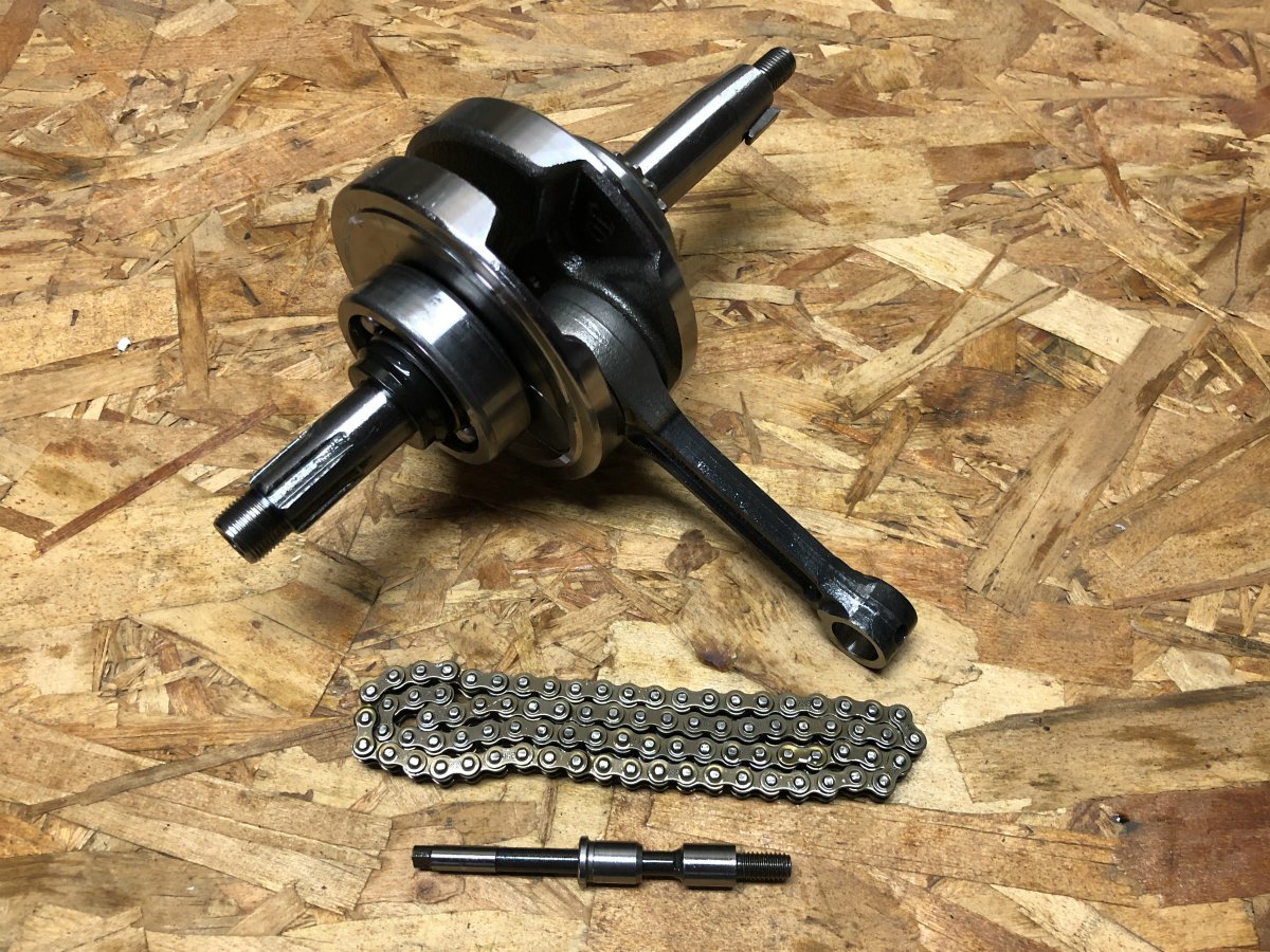 xlR80クランクシャフト XLR80 軽量化クランクシャフト