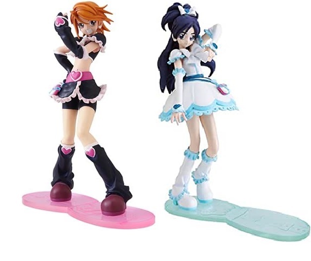 【未開封】キュアブラック&キュアホワイト２体セット キューティモデル プリキュア 未使用】新品☆ キュアブラック + キュアホワイト ふたりはプリキュア