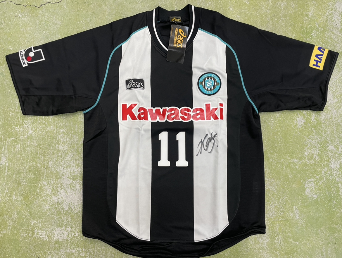 ヴィッセル神戸　2003 三浦 知良Kawasaki 11番　正規品　当時物 ヴィッセル神戸 2003 三浦 知良Kawasaki 11番 正規品 当時物
