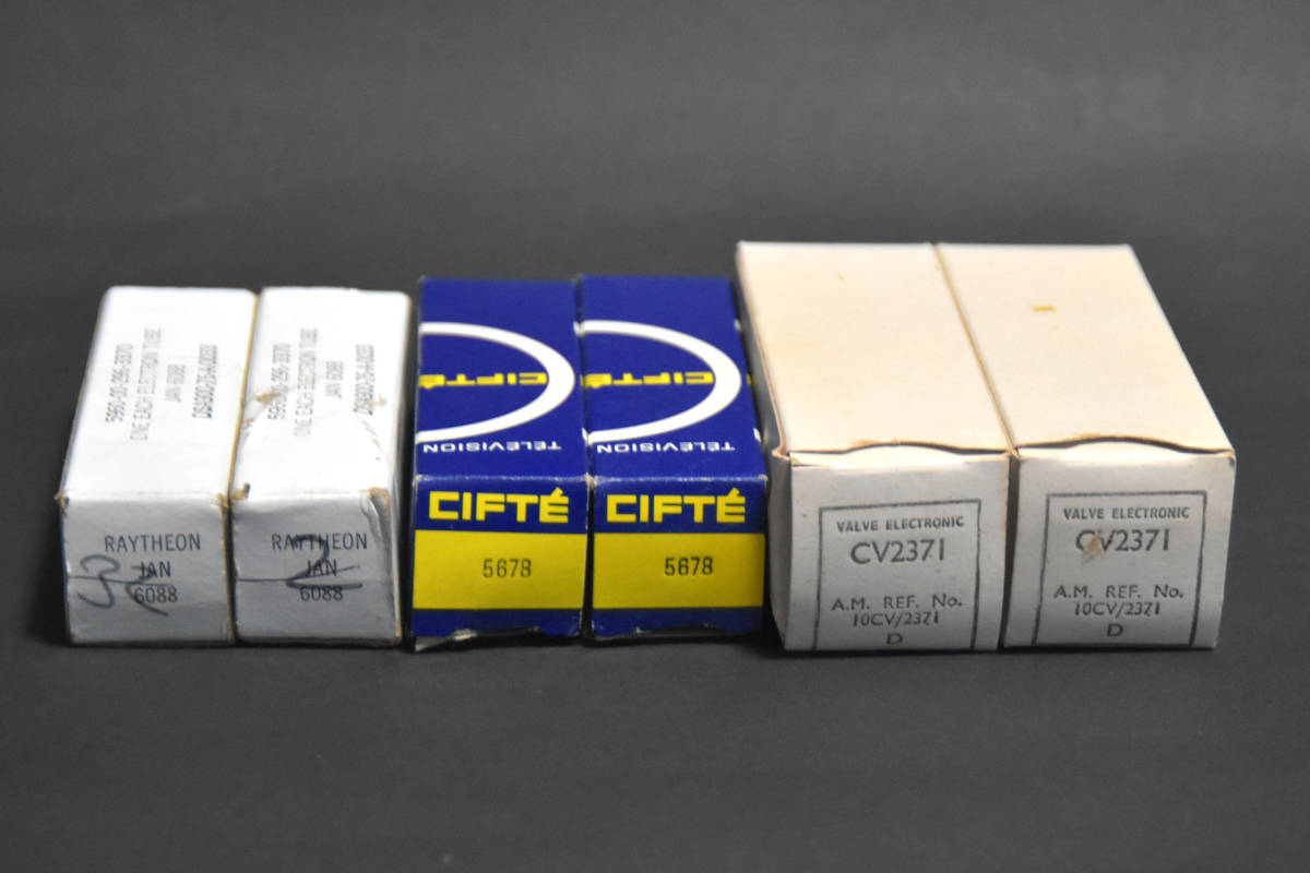 真空管 RAYTHEON 5678 50本セット サブミニチュア管 未使用 元箱