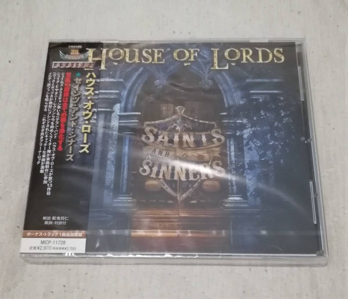 【未使用】★ HOUSE OF LORDS ハウス・オブ・ローズ 「SAINTS AND SINNERS」★ GIUFFRIA James