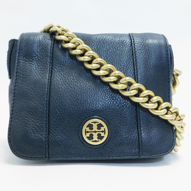 8CJ23 トリーバーチ ショルダーバッグ TORY BURCH 黒色｜レディース
