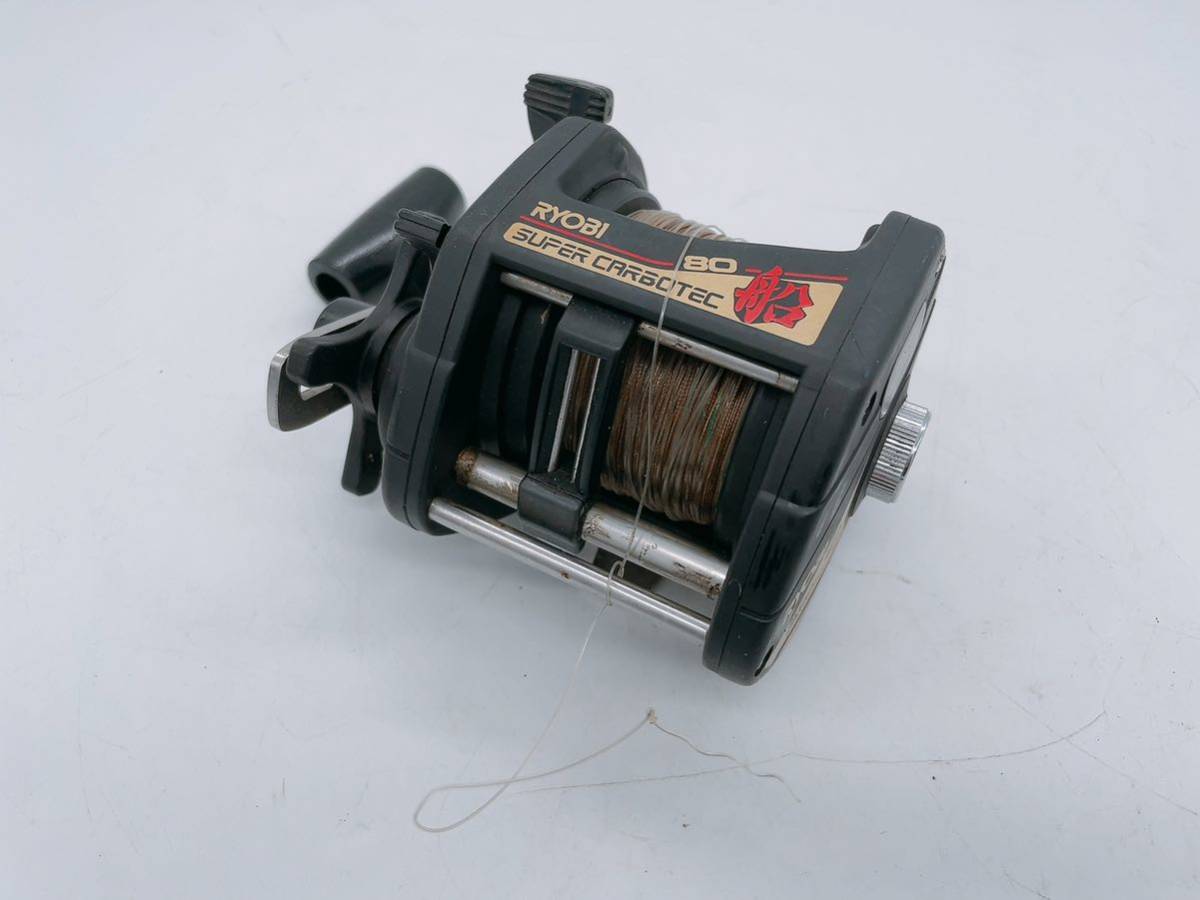 RYOBI SUPER CARBOTEC 船80 フィッシングリール新品未使用！ RYOBI SUPER CARBOTEC 船80 フィッシングリール 未使用品