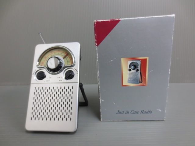 Just In Case AM/FM Radio レトロなラジオ 2個セット Just In Case ひきたち AM/FM Radio レトロなラジオ 2個セット